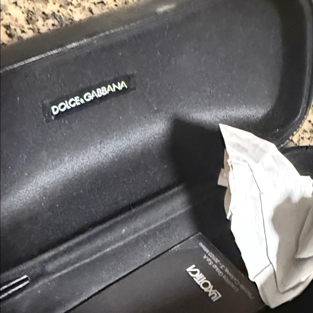 Dolce & Gabbana Black and Gold Sunglasses - Picture 5 of 9